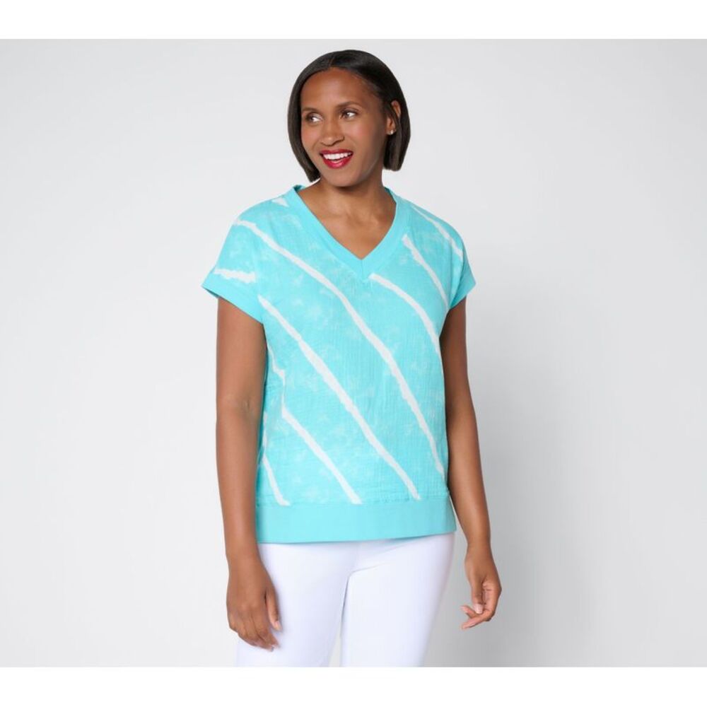 Belle by Kim Gravel Women's Top Sz L Make Your Selection: Beach By Blue